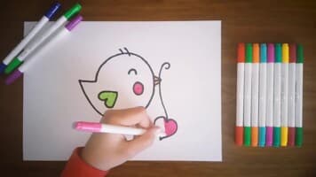 آموزش نقاشی پرنده